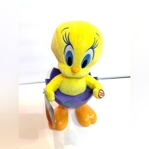 NWT Hallmark Tip N Fall Tweety Bird Easter Egg Sound and Motion Toy Tested works
